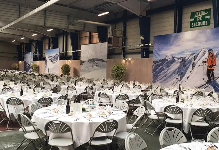 Mobilier livré pour le Grand Ski 2016