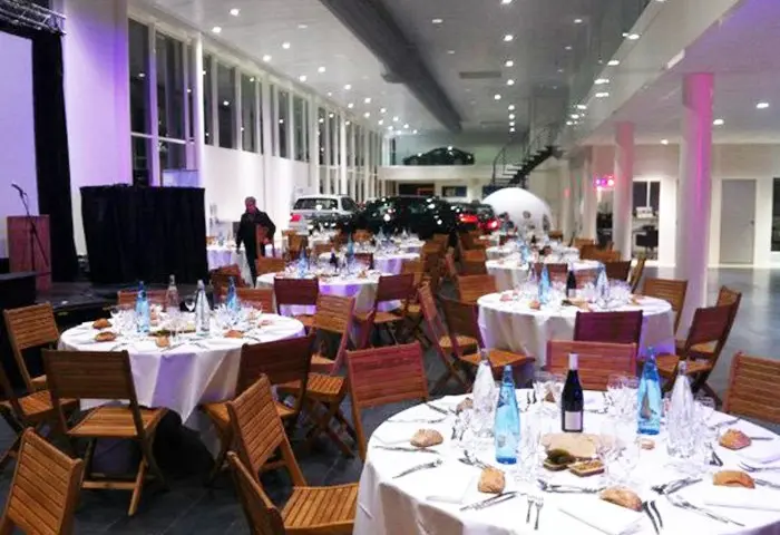 Réception de la soirée privée BMW