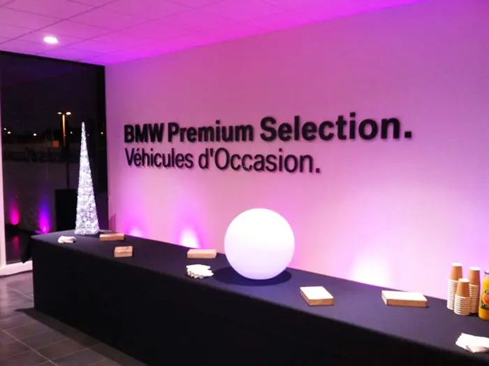 Scène de la soirée privée BMW Premium Selection