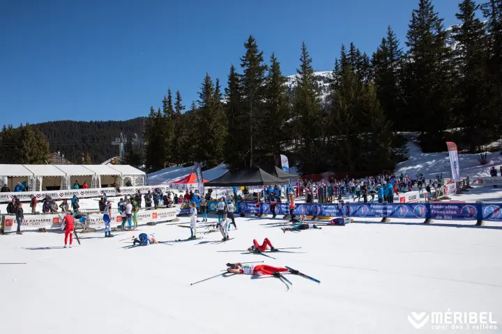 Championnat de ski de fond et biathlon, Méribel